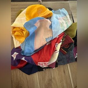 Vintage Scarf Craft/Wearable Bundle (15)